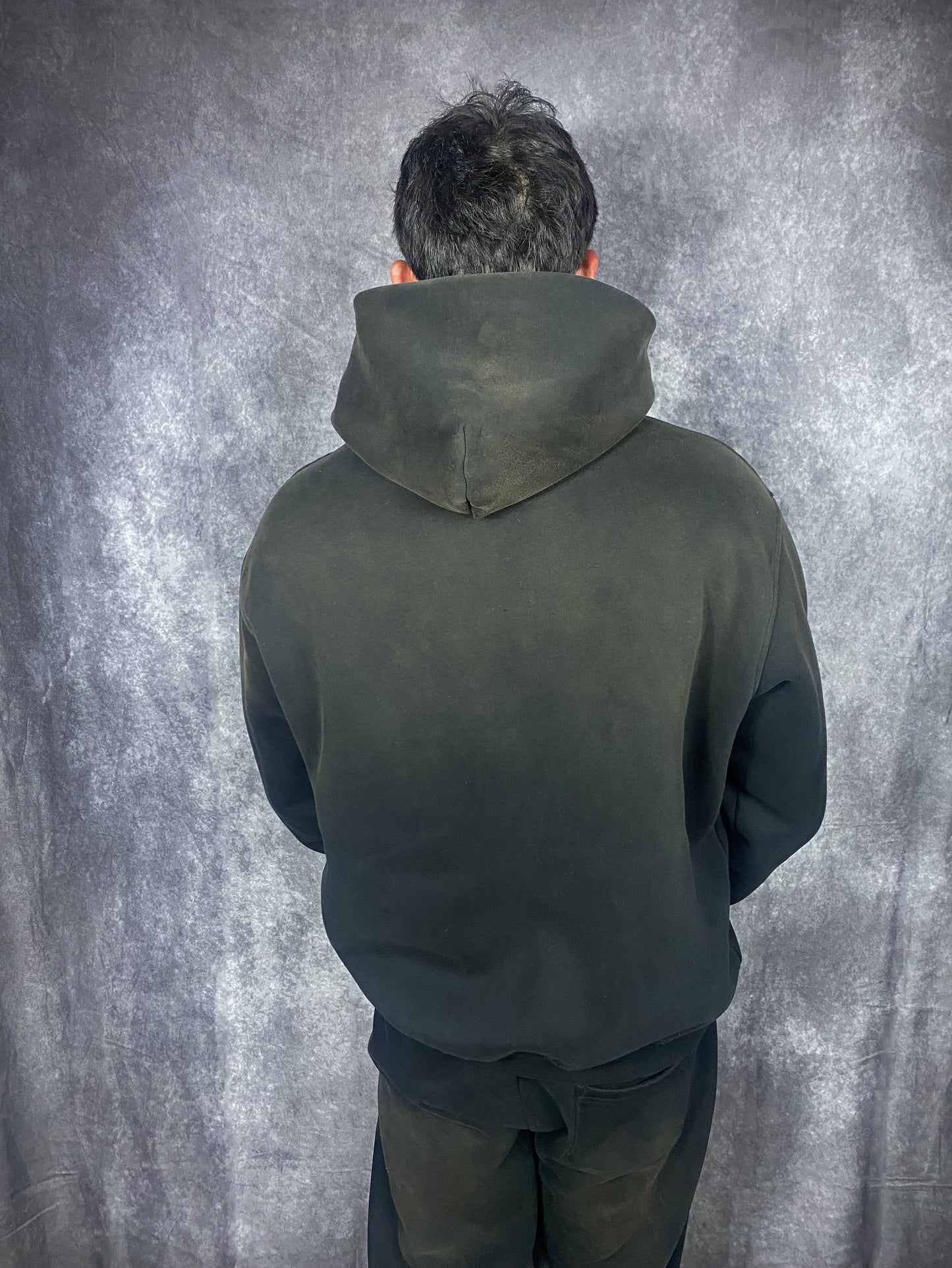 Crease fading hoodie