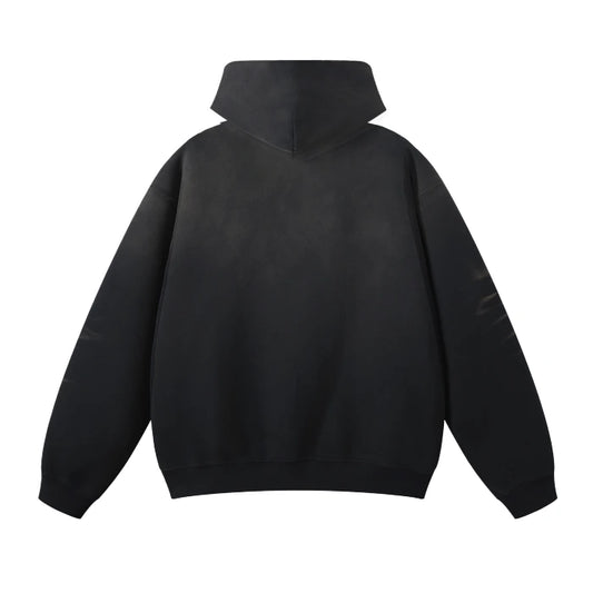 Crease fading hoodie