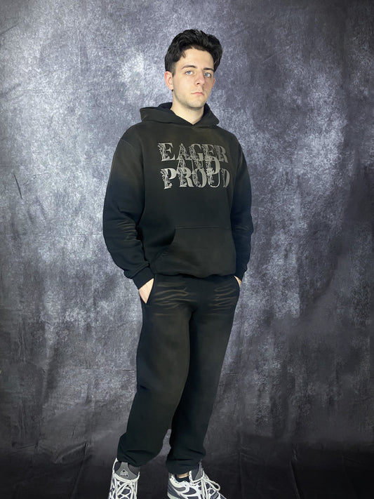 Crease fading joggers